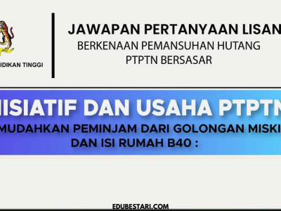 ATTENTION:  B40 GROUP NOT EXEMPT FROM PTPTN LOAN PAYBACK !!!