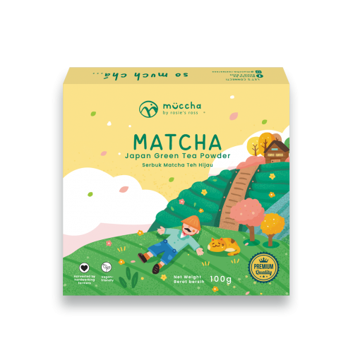 Muccha Rosie's Ross Matcha Powder (Culinary Grade) (100 G X 36)