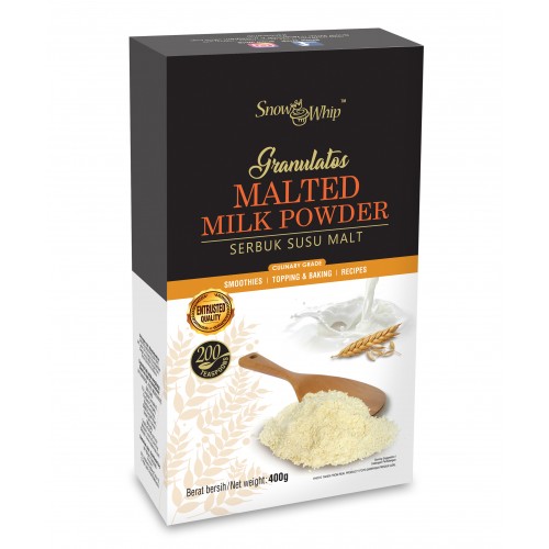 Snow Whip Granulatos Malted Milk Powder (400g x 24 BOXES)