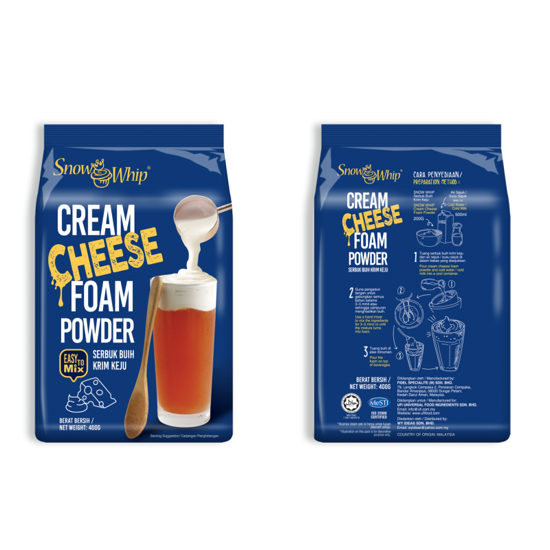 Snow Whip Cream Cheese Foam Powder (400 G X 28)