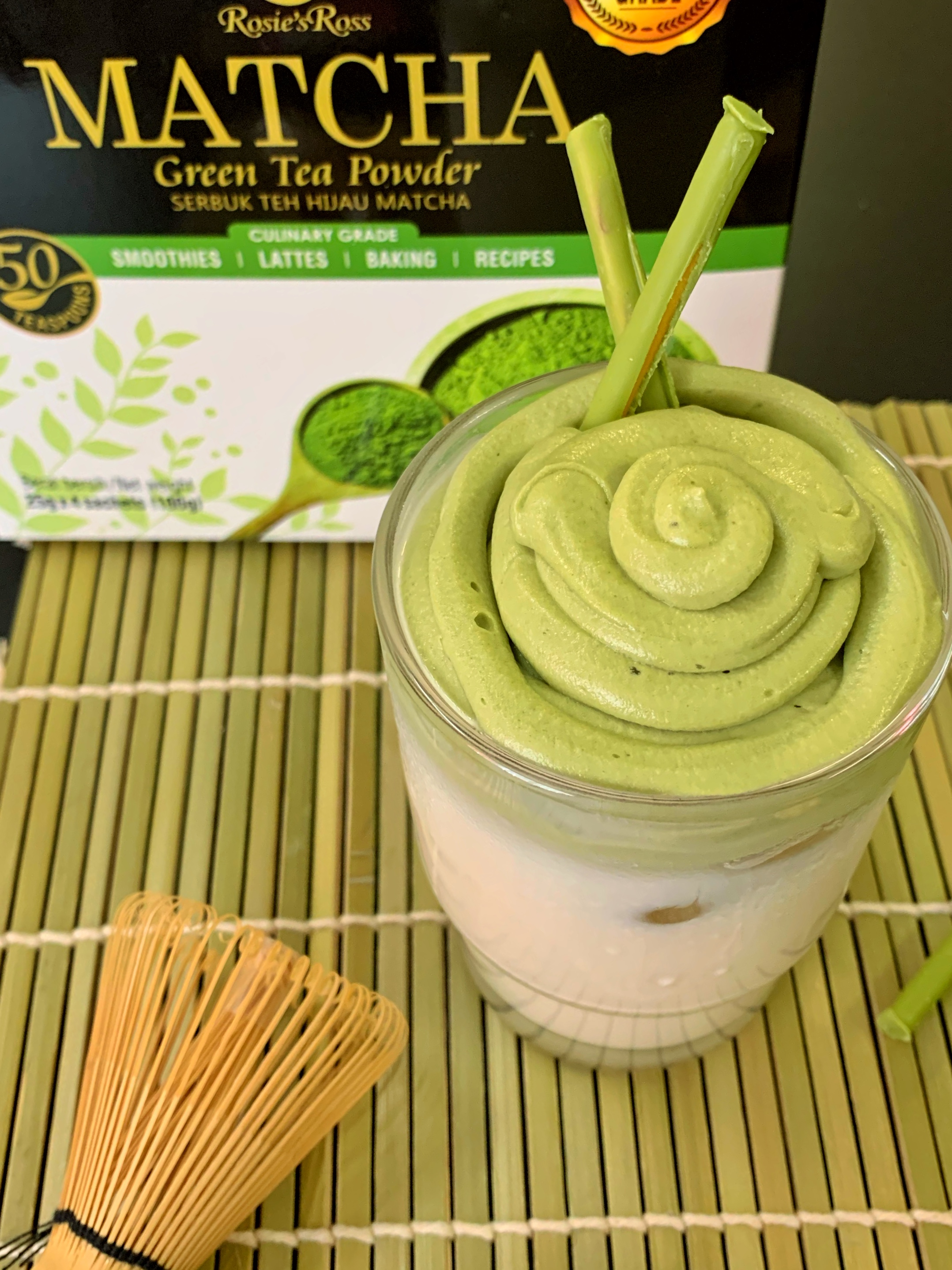 21. SNOW WHIP DALGONA STYLE MATCHA