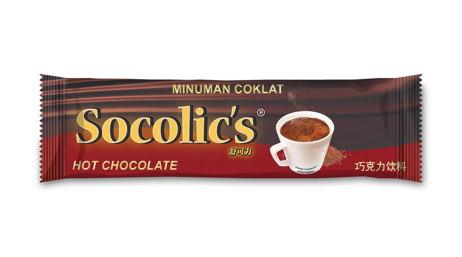 Socolic's Premium Hot Chocolate Drinks (30g x 15 sachets X 24)