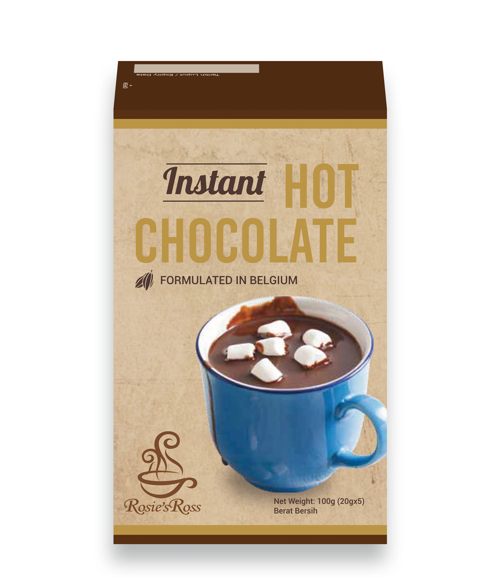 Rosie's Ross Hot Chocolate Drink (20g x 5 sachets x 24 boxes)