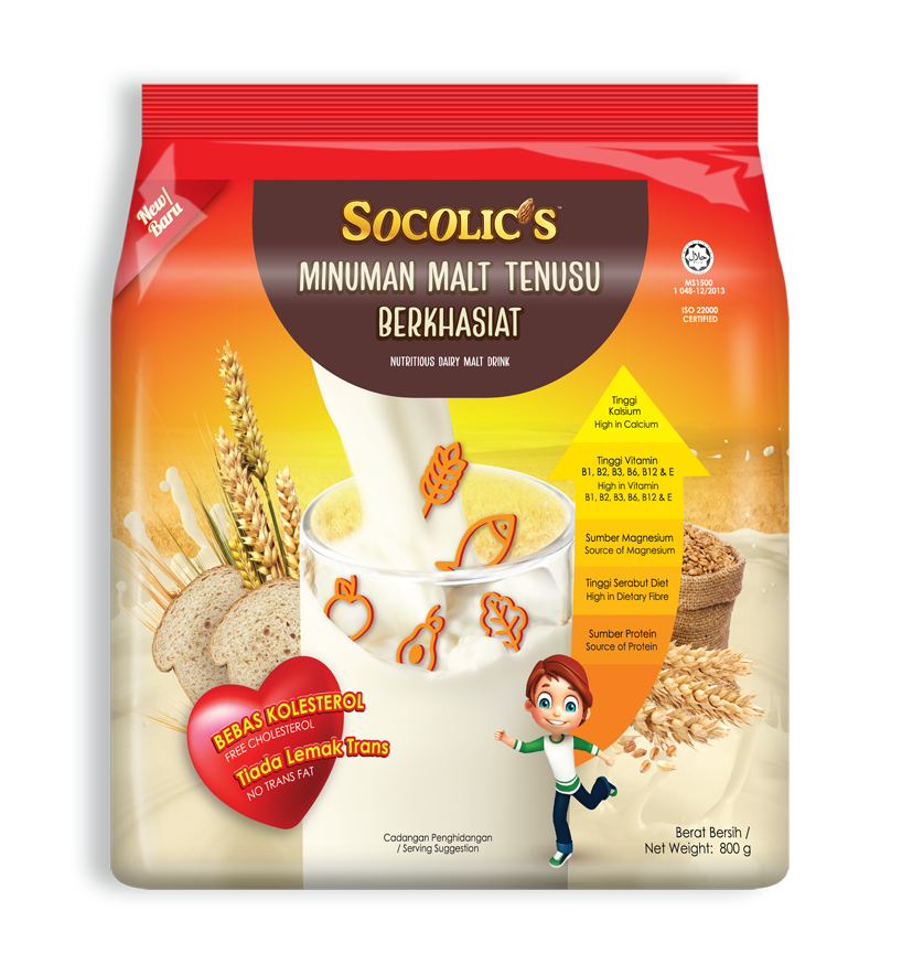 Socolic’s Dairy Malt Drink (800 G X 16)