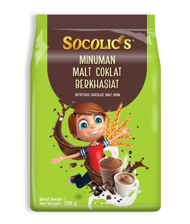 Socolic’s Chocolate Malt Drink (200 G X 24)