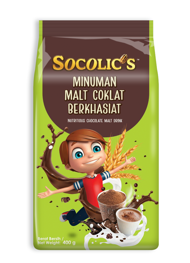 Socolic’s Chocolate Malt Drink (400 G X 24)