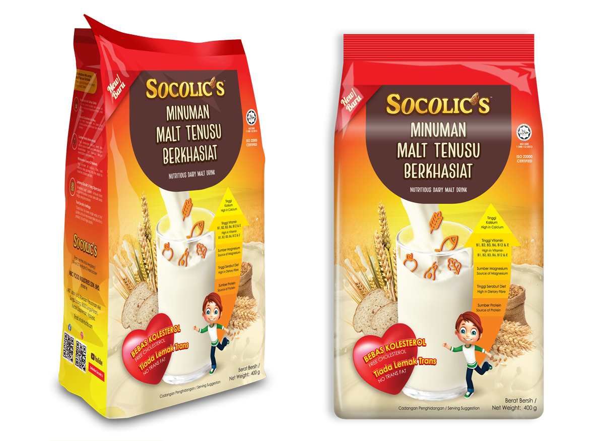 Socolic’s Dairy Malt Drink (400 G X 24)