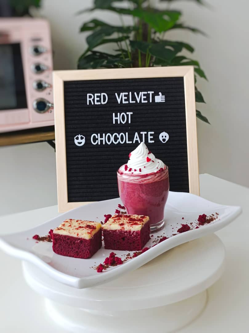51. SNOW WHIP RED VELVET HOT CHOCOLATE